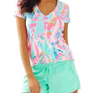Lilly Pulitzer Michelle Top - Out To Sea